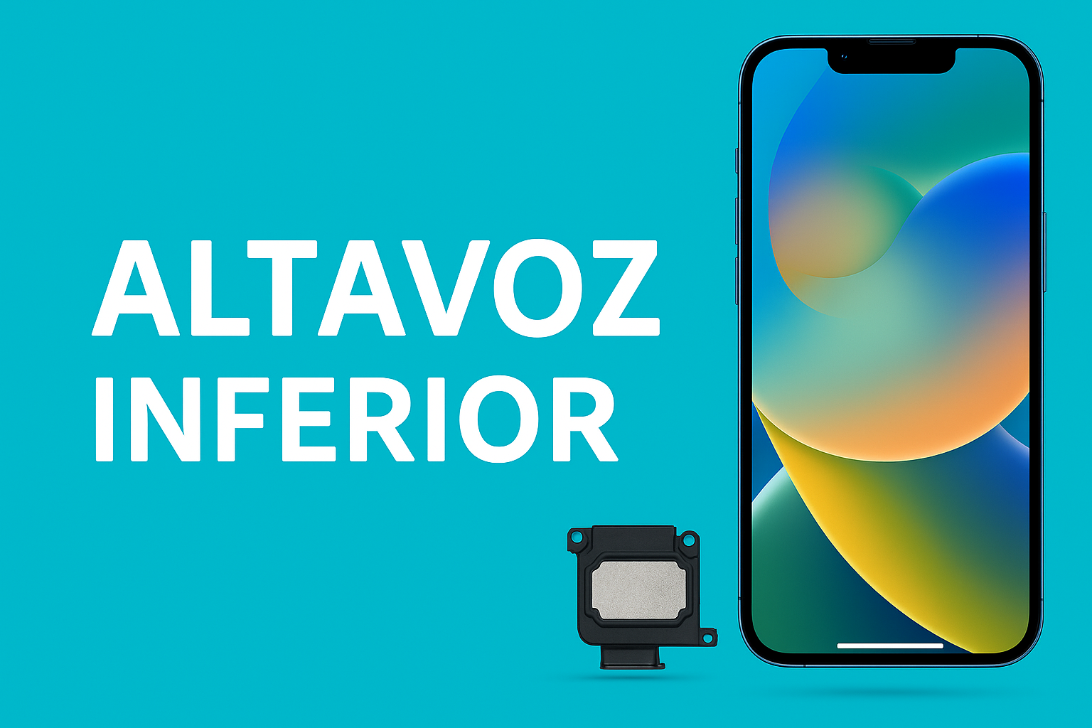 Reparación de altavoz superior